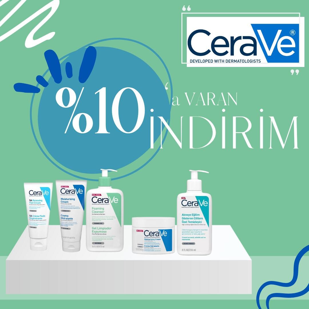 CeraVe Ürünlerinde İndirim