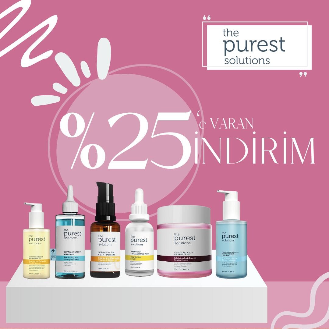 The Purest Solutions Ürünlerinde İndirim
