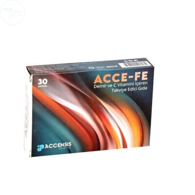 Accensis Pharma ACCE Fe Demir Vitamini 30 Kapsül - 1