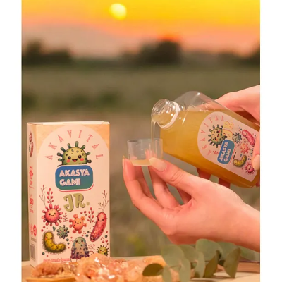 Akavital Jr. Arap Zamkı İçeren Sıvı Takviye Edici Gıda 300 ml - 2