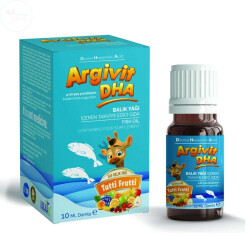 Argivit DHA Balık Yağı İçeren Takviye Edici Gıda 10 ml - Argivit 
