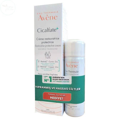 Avene Cicalfate Creme 100 ml-Termal Su 50 ml HEDİYE - 1