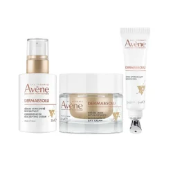 Avène Dermabsolu Bakım Seti - Gündüz Kremi 50 ml + Serum 30 ml + Göz Altı Krem 15 ml - Avene