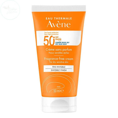 Avene Solaire SPF 50+ Kuru Ciltler İçin Güneş Kremi 50 ml - 1