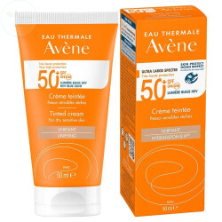 Avene Solaire SPF 50+ Kuru Ciltler İçin Renkli Güneş Kremi 50 ml - Avene