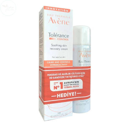 Avene Tolerance Control Cream 40 ml + Termal Su 50 ml HEDİYE - 1