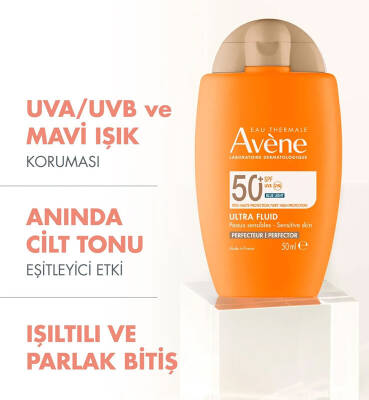 Avene Ultra Fluid Perfector SPF50+ Cilt Tonu Eşitleyici Renkli Güneş Kremi 50 ml - 2