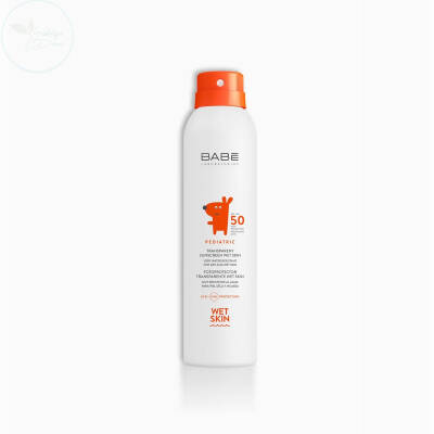 Babe Pediatric Transparent Sunscreen Wet Skin Spf 50 Bebek ve Çocuk İçin Güneş Spreyi 200 ml - 1