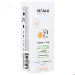 Babe Super Fluid Sunscreen Mattifying SPF50 50 ml - 2