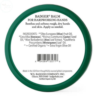 Badger Balm For Hardworking Hands 21gr - 3