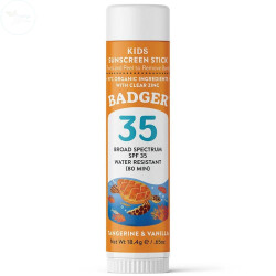 Badger Clear Zinc Çocuk Güneş Kremi Stick SPF 35 18.4 gr - 1