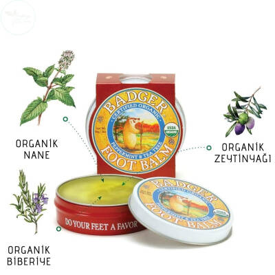 Badger Foot Balm Ayak Kremi 21 g - 4