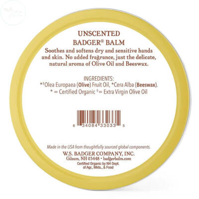 Badger Unscented Balm 56gr - 3