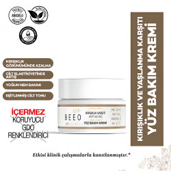 Bee'o Apibeauty Kırışıklık Karşıtı Anti-Aging Cilt Bakım Seti Yüz Serumu 30 ml + Yüz Bakım Kremi 50 ml + Göz Çevresi Serum 15 ml ​ + Jade Roller Hediyeli - 3