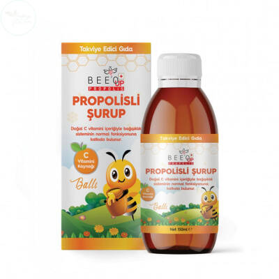 Beeo Up Propolis Ballı Çocuk Şurubu 160 ml - 1