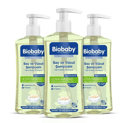 Biobaby Bebek Şampuanı (Saç ve Vücut) 3 AL 2 ÖDE - 1