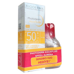 Bioderma Photoderm Aquafluid SPF50+ 40 ml Sensibio H20 100 ml HEDİYE - 2