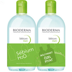 Bioderma Sebium H2O Yüz ve Makyaj Temizleme Suyu 2 x 500 ml - BIODERMA