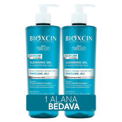 Bioxcin Acnium Sebum Dengeleyici Yüz Yıkama Jeli 1 ALANA 1 BEDAVA - Bioxcin