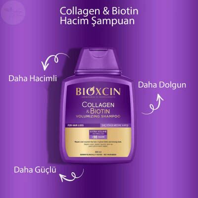 Bioxcin Collagen Biotin Saç Dökülmesine Karşı Şampuan 300 ml - 5
