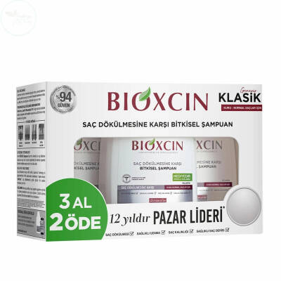 Bioxcin Genesis Kuru ve Normal Saçlar için Şampuan 3 x 300ml | 3 AL 2 ÖDE - 1