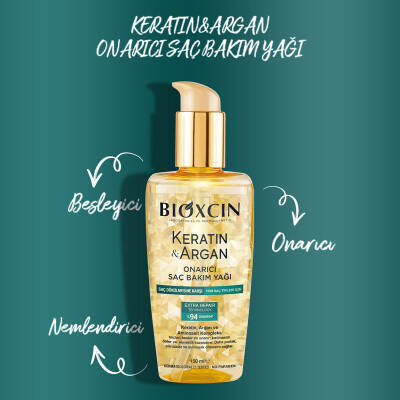 Bioxcin Keratin ve Argan Onarıcı Saç Bakım Yağı 150 ml - 2