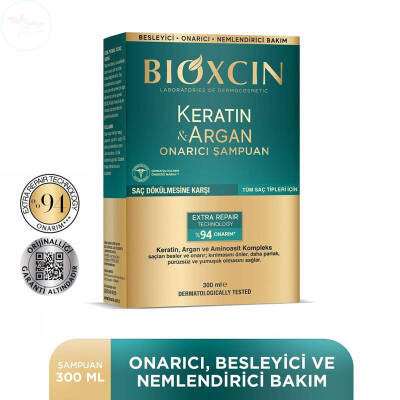 Bioxcin Keratin ve Argan Onarıcı Şampuan 300 ml - 4