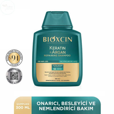 Bioxcin Keratin ve Argan Onarıcı Şampuan 300 ml - 5