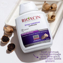 Bioxcin Saç Dökülmesine Karşı Siyah Sarımsak Şampuanı 300 ml | 3 al 2 öde - 6