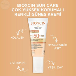 Bioxcin Sun Care Kuru Ciltler için Güneş Kremi SPF 50+ 50 ml - Renkli - 4