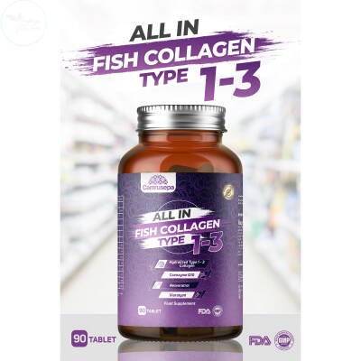 Camrusepa All In Fish Collagen Type 1-3 90 Tablet - 1