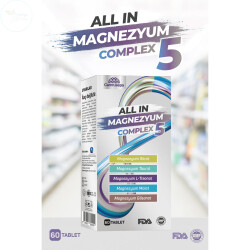 Camrusepa All In Magnezyum Complex 5 60 Tablet - Camrusepa
