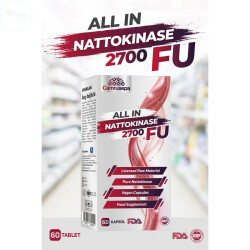 Camrusepa All In Nattokinaz 2700 FU 60 Kapsül - Camrusepa