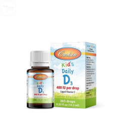 Carlson Kids Daily D3 Vitamini 400 IU 10.3 ML - Dr.Thomson 