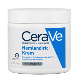 CeraVe Nemlendirici Yüz Ve Vücut Kremi - Kuru Ciltler İçin Seramid Ve Hyalüronik Asit İçerikli 454 gr - CeraVe