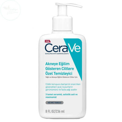 CeraVe Yağlı Ve Akneye Eğilimli Ciltler İçin Yüz Temizleme Jeli 236 ml - 1