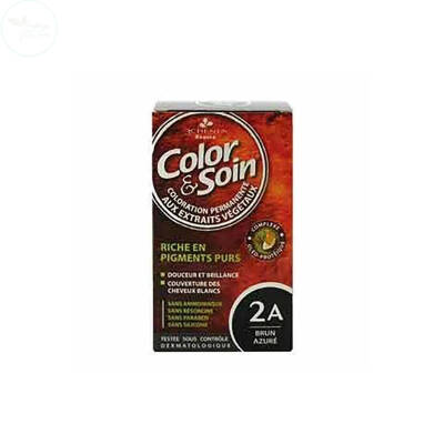 Color and Soin Saç Boyası 2A - Brun Azure Black - 1