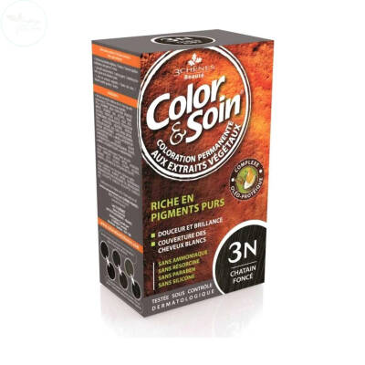 Color and Soin Saç Boyası 3N - Koyu Kestane - 1