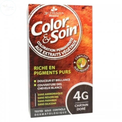 Color and Soin Saç Boyası 4G - Golden Chestnut - Color And Soın