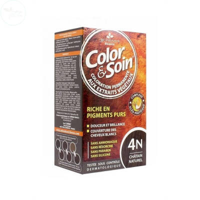 Color and Soin Saç Boyası 4N - Doğal Kestane - 1