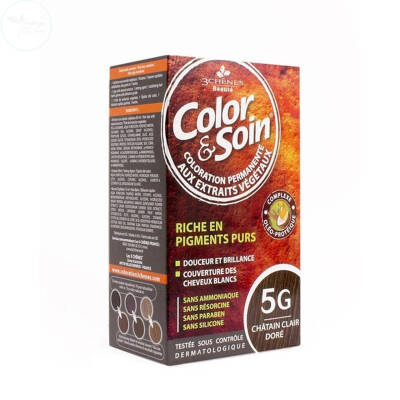 Color and Soin Saç Boyası 5G Dore Açık Kumral - 1