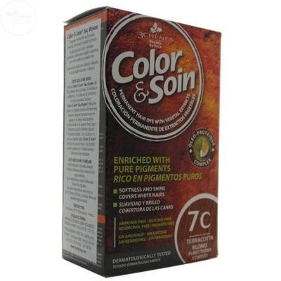 Color and Soin Saç Boyası 7C Terracotta Sarısı - 1