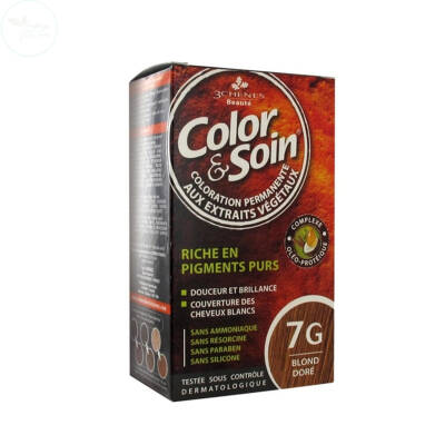 Color and Soin Saç Boyası 7G Altın Sarısı - 1