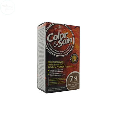 Color and Soin Saç Boyası 7N Fındık Sarısı - 1