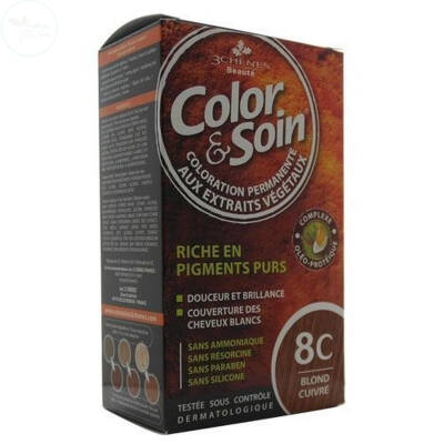 Color and Soin Saç Boyası 8C Bakır Sarısı - 1
