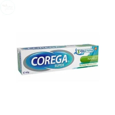 Corega Diş Protezi Yapıştırıcı Krem Naneli 40gr - 1