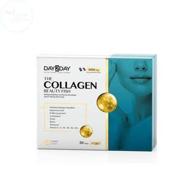 Day2Day Collagen Beauty Fish 30 Saşe Vişne Aromalı - 1
