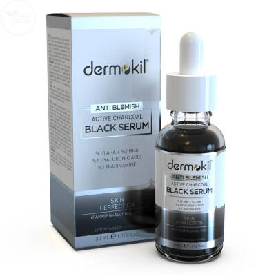 Dermokil Anti Blemish Active Charcoal Black Serum 30 ml - 1