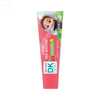 Dermokil DK Dent Pırıl Ahududu Aromalı Vegan Çocuk Diş Macunu 50 ml - 2