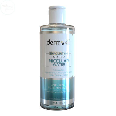 Dermokil Exfoliating Aha+Bha Niacinamide Micellar Makyaj Temizleme Suyu 400ml - 1